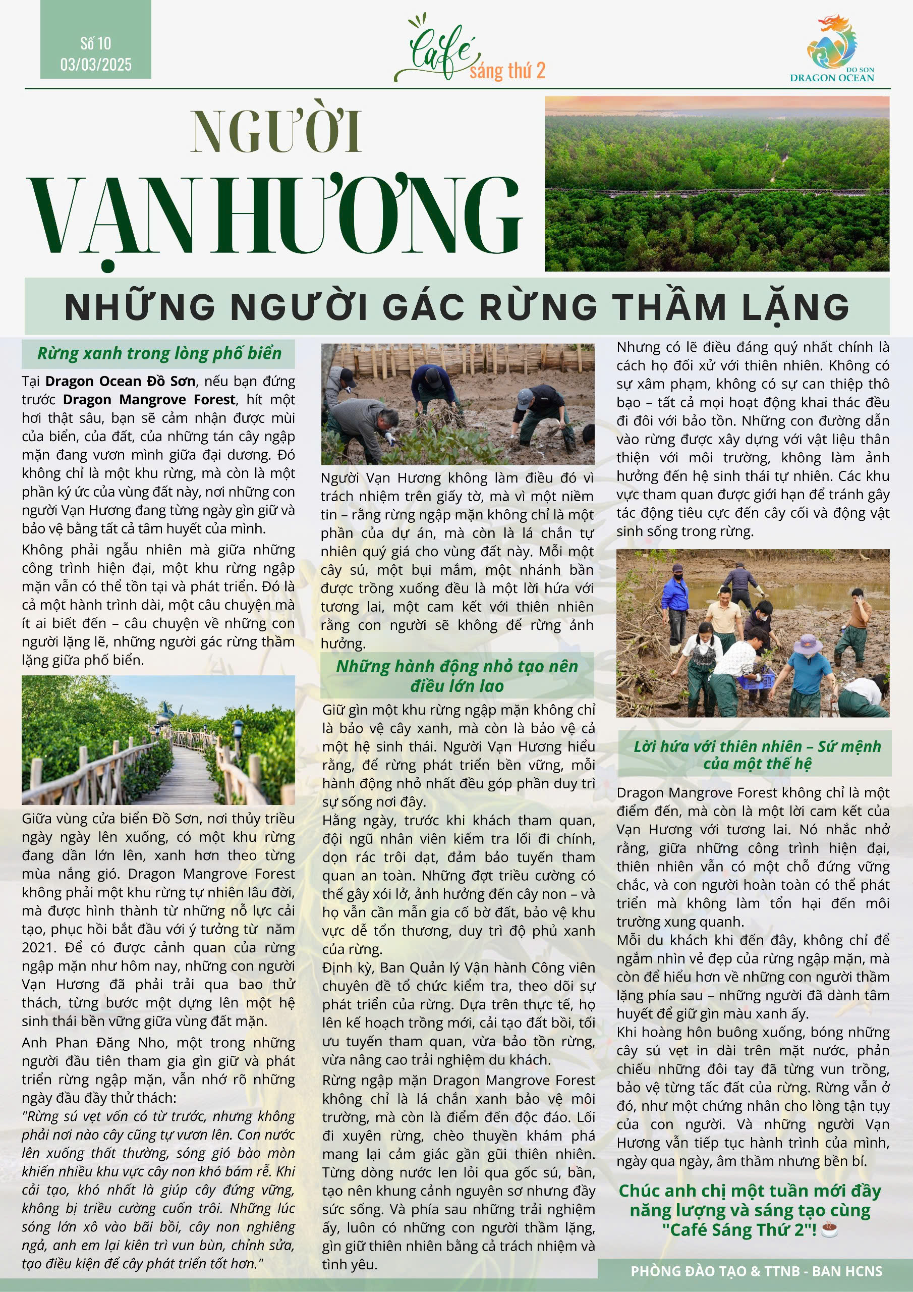 BẢN TIN “CAFÉ SÁNG THỨ 2” – SỐ 10