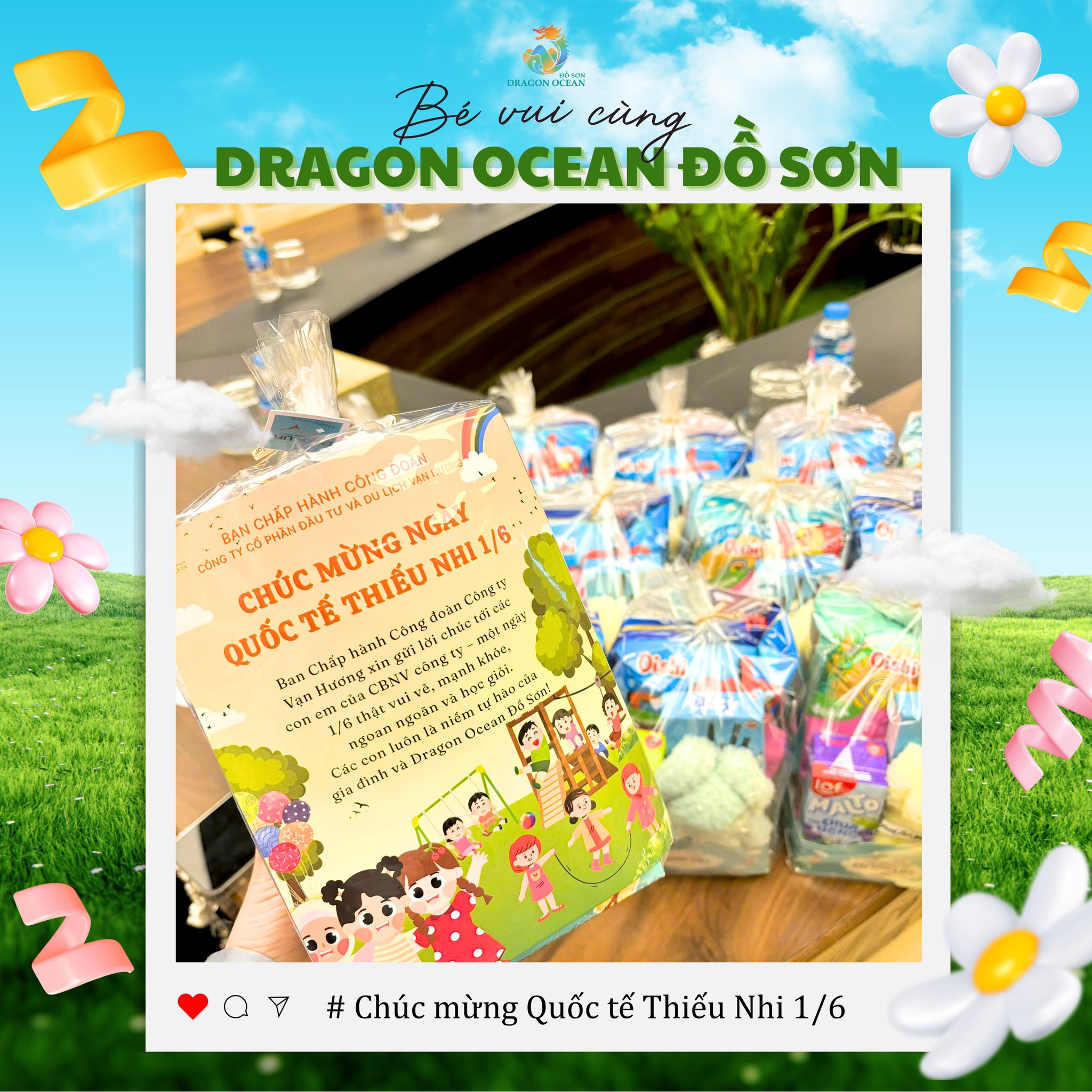 NGÀY 01/06 VUI TÍT MẮT CÙNG DRAGON OCEAN ĐỒ SƠN