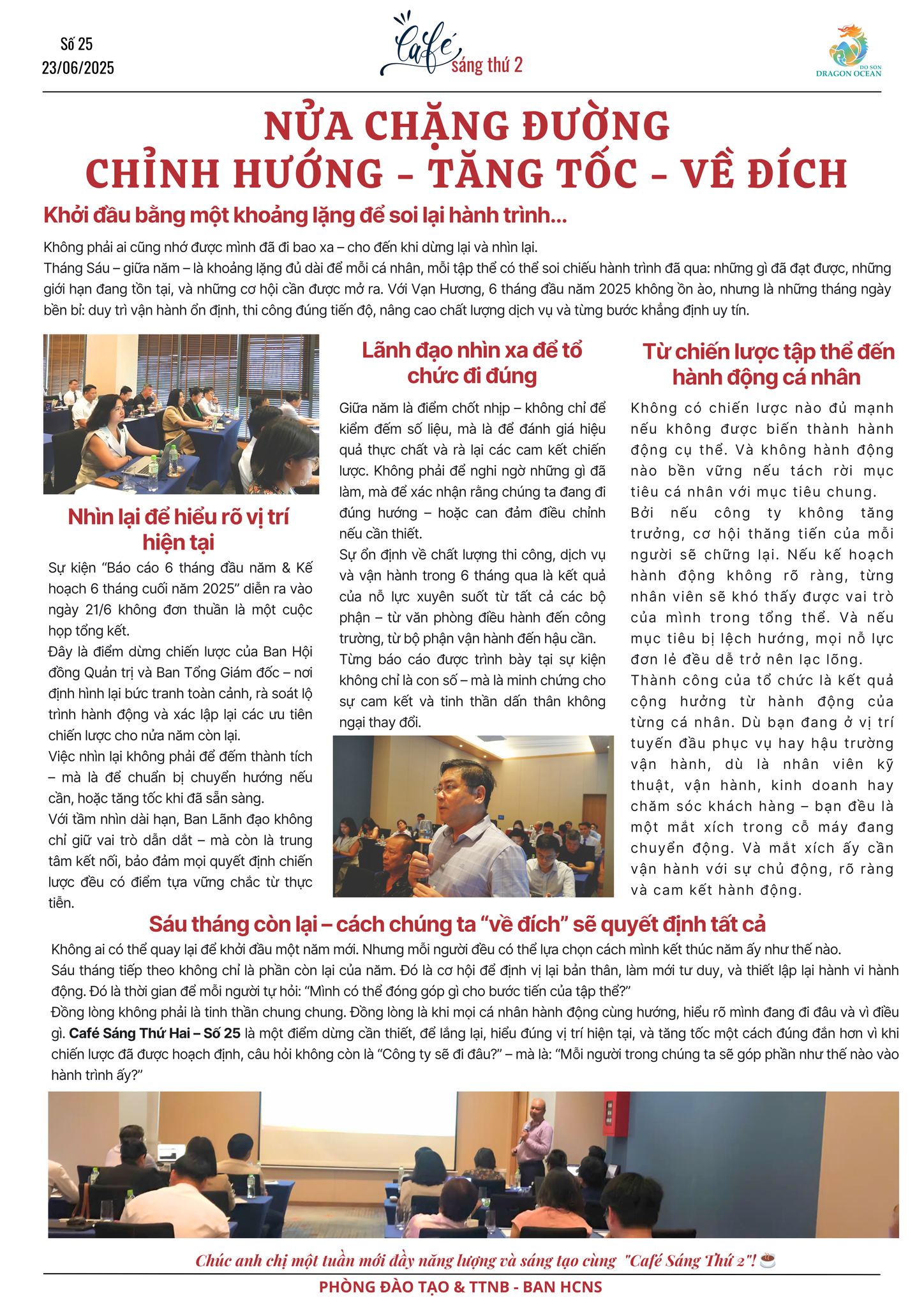 BẢN TIN “CAFÉ SÁNG THỨ 2” – SỐ 25