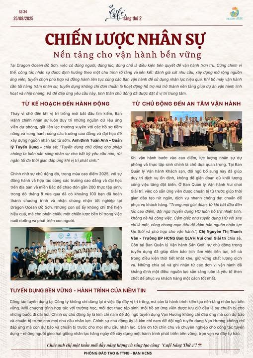 BẢN TIN “CAFÉ SÁNG THỨ 2” – SỐ 34