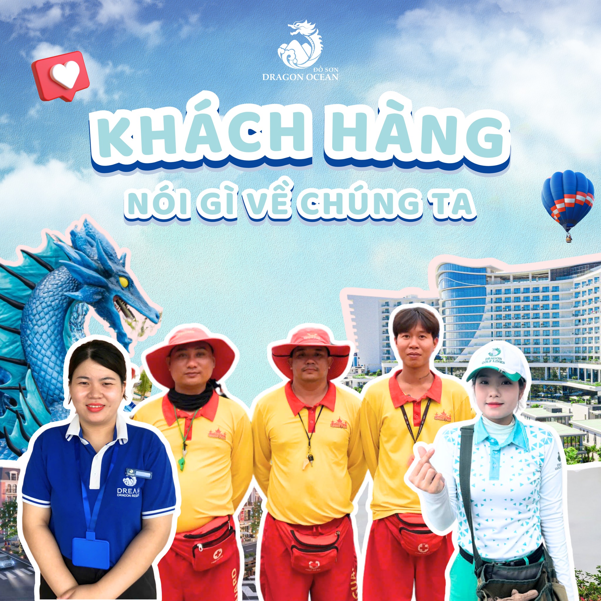 KHÁCH HÀNG NÓI GÌ VỀ ĐỘI NGŨ NHÂN VIÊN DRAGON OCEAN ĐỒ SƠN?